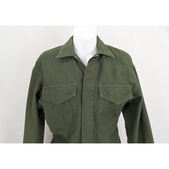 Citizens of Humanity Jumpsuit Retreat Green Marta Utility Cotton Twill Size XS - Picture 2 of 7
